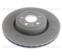 2x TRISCAN Disco Freno Rivestito Ventilato Ø355mm per Tesla Modello 3 5YJ3