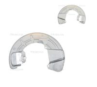 2x TRISCAN Piastra di Ancoraggio Lamiera Paraspruzzi Disco Freno Ant. per Volvo
