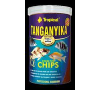 2x Tropical Tanganica Chips 1000 ML Mangime per Pesci Cichlid Acquario Krill