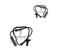 2x TRUCKTEC AUTOMOTIVE Sensore Velocità Ruota Frontale per BMW 1er 3er E81 E87