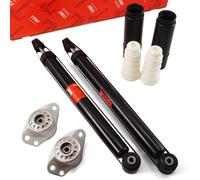 2x TRW Ammortizzatore + Supporto Protezione Polvere Posteriore per Seat Toledo