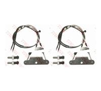 2x TRW Cavo Del Freno a Mano Flessibile per Opel Vectra C Caravan Signum