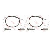 2x TRW Cavo Del Freno a Mano Flessibile per Peugeot 407 Sw 6E _ 2.0 HDI