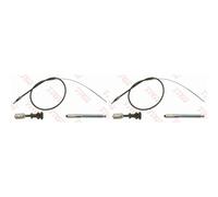 2x TRW Cavo Del Freno a Mano Flessibile per VW Polo 6N2 1.4 16V 6N1 120