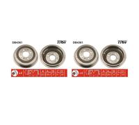 2X TRW DB4361 Tamburo Freno Tamburo Per Fiat Opel