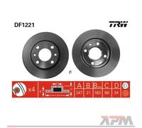 TRW DF1221 Disco Freno