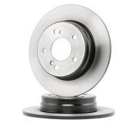 2x TRW DF2757 Disco freno Posteriore adatto per MERCEDES-BENZ SLK (R170) 278mm