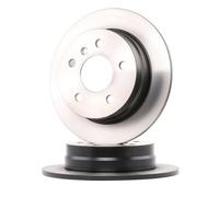 2x TRW DF4453 Disco freno Posteriore adatto per MERCEDES-BENZ Classe B (W245)