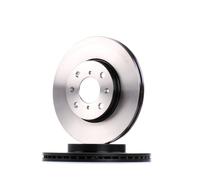 2x TRW DF4824 Disco freno per OPEL AGILA (B) (H08) 252mm