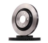 2x TRW DF4964 Disco freno Anteriore per RENAULT KOLEOS (HY) 296mm