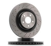 2x TRW DF6242S Disco freno Anteriore adatto per MERCEDES-BENZ SL (R230) 350mm