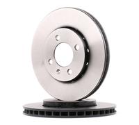 2x TRW DF6252 Disco freno Anteriore per VW up Hatchback (121, 122, BL1, BL2)