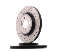 2x TRW DF6422 Disco freno Anteriore per MINI Schrägheck (R56) Clubman (R55)