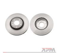 2x TRW DF6499S Disco Freno per VW Passat Cc Passat Transporter V Transporter VI