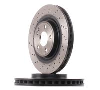 2x TRW DF6633S Disco freno Anteriore adatto per MERCEDES-BENZ Classe A (W176)