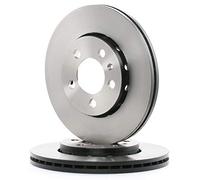 2x TRW Disco freno Anteriore Ø256mm Altezza: 37mm Spessore: 22mm Cerchio foro-Ø: 100mm ventilato DF2803 Compatibilità con VW Polo Hatchback 6R1, 6C1 Golf IV Hatchback 1J1 Golf V Hatchback 1K1 POLO 9N
