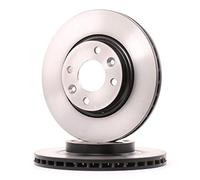 2x TRW Disco freno Anteriore Ø258mm Altezza: 44,5mm Spessore: 22mm Cerchio foro-Ø: 100mm ventilato DF6534