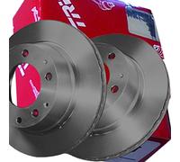 TRW Disco freno DF4487S posteriore ventilato altamente carbonizzato 1 pezzo