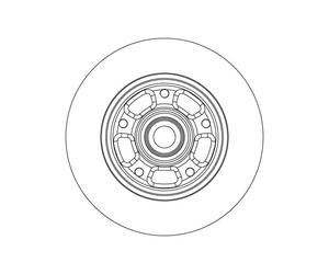 2x TRW Disco Freno Ventilato Ø260mm per Renault Megane IV B9A DF6549BS