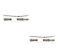 2x TRW Flessibile Del Freno Assale Ant. Doppio per Mercedes-Benz / Mixto Box