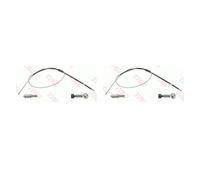 2X TRW GCH284 Cavo Del Freno A Mano Posteriore Per VW Caddy