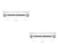 2X TRW Tubo Frenante Posteriore Sinistro Destro Per Nissan Micra II K11 1.0I 16V