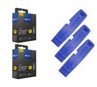 2x tubo bicicletta Schwalbe 28 pollici Sclaverand 18-622/25-630 +...