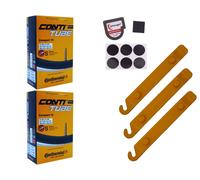 2x tubo Continental 32-349 (16x1 1/4) SV 42mm Sclaverand + sollevatore...