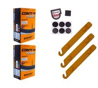 2x tubo Continental 37-438 (20x1 3/8) SV 42mm Sclaverand + sollevatore...