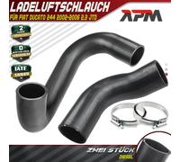 2x Tubo di Aspirazione Manicotto Turbo per Fiat Ducato Bus + Box 244 02-06 2.3