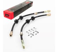 2X Tubo Frenante Anteriore + Supporto Per VW Fox 5Z Polo 9N XL1