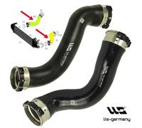 2X Tubo Intercooler Per Mercedes Classe E (W212) E 300 Ibrido / BluTEC