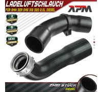 2X Tubo Intercooler Tubo Turbo Sinistro Per BMW Serie 3 E46 318 320 2.0L Diesel
