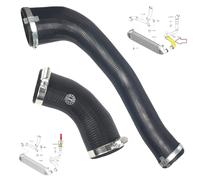 2x Tubo Turbo Ladeluftschlauch Per Ford S-Max Mk1 (WA6) 2.2 TDCI