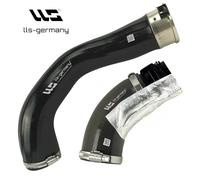 2X Tubo Turbo Tubo Di Intercooler Per Dacia Dokker Express 1.2 TCe