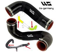 2X Tubo Turbo Tubo Intercooler Per FIAT Ducato III Pritsche 2.3D Multijet