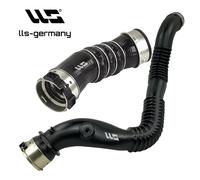 2X Turboscarico Tubo Intercooler Per BMW 1 Serie E87 LCI / E81 116D 118D