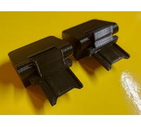 2x Turntable Dust Cover Hinge - Cerniere Coperchio Cappa - SANSUI FR-D25 FRD25