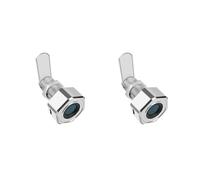 2X Tuya SmartLife APP Telecomando Fingerprint Cassetta per Armadietti Cassetta Delle Lettere Cassetta Postale Serratura Elettrica Argento L30mm