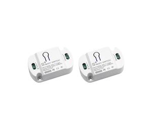 2X Tuya Wifi 10A Wireless Timer Home LED Light Life APP Modulo di Automazione del Controllo Vocale