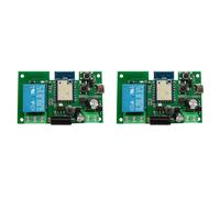 2X Tuya WIFI Controller Cancello Garage Porta Apri 1CH 7-32V TimerInching7778