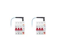2X Tuya WiFi RS485 3P+N Interruttore MCB Contatore Prepagato Timer Interruttore Tensione Corrente Protezione Controllo Vocale 63A Regolabile
