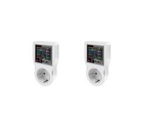 2X Tuya Wifi Termostato Presa 16A AC220V Regolatore di Temperatura Digitale Presa Presa Timer Interruttore Sensore Spina EU