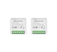 2X Tuya Zigbee 3 CH DIY 3-Way Control Light Relay Life Modulo Interruttore Zigbee con Telecomando Wireless