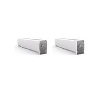 2X Tuya Zigbee Motore Intelligente per Tende Elettrico Apri Tende Super Silenzioso per Binario per Tende Telecomando per Alexa Spina UE