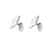 2X Tuya Zigbee Rilevatore di Presenza Umana con Supporto Sensore PIR Intelligente per il Corpo Umano Rilevatore di Movimento A Microonde MmWave