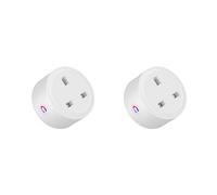 2X Tuya Zigbee Socket 16A Home Powers Monitor Powers Outlet Life Voice Control Alexa Timing DIY UK Plug