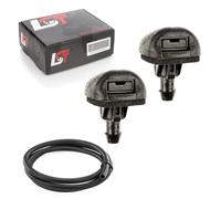 2X Ugello Del Lavacristalli Anteriore Con Tubo Per PEUGEOT 3008 I 0U 09-16