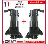 2X Ugello Lava-Faro Anteriore per Audi A6 C6 2.0 3.0 Tdi TFSI 4.2 S6