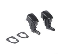 2x Ugello Spruzzatore Plastica ABS Nero 2x Ugello Spruzzatore | Plastica ABS per dura, flusso uniforme, 2 , montaggio per facile, nero opaco
